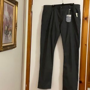 AG Everett Men's Slim Straight Leg Herringbone Pants size 38x34 sensor attached